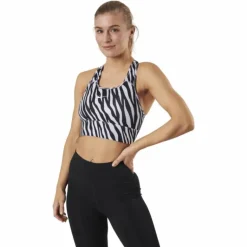 Swoosh Icon Clash Bra Purple