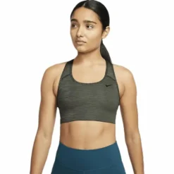 Swoosh Non Pad Bra Green