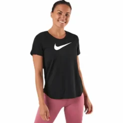 Swoosh Run SS Black/Silver