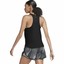 Swoosh Run Tank White/Black