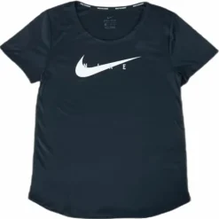 Swoosh Run Top SS Black/Silver