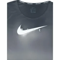Swoosh Run Top SS Black/Silver