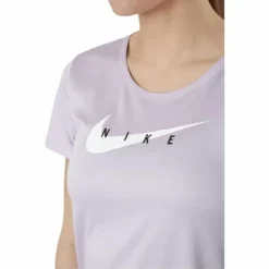 Swoosh Run Top SS Purple