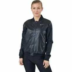 Swoosh Run Women's Running Jacket BLACK/WHITE
