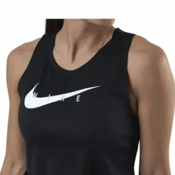 Swoosh Running Tank Black/Silver