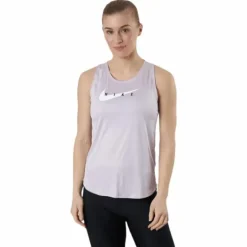 Swoosh Running Tank Purple