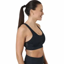 Swoosh Ultrabreathe Women Bra Black/black/black/dk Smoke Gre