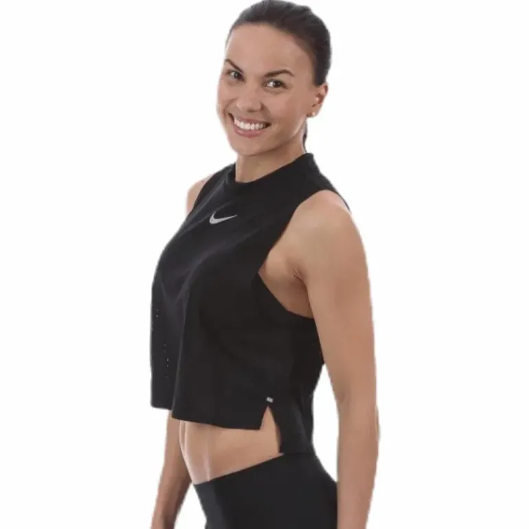 Tailwind Top Cool Crop Black