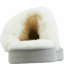 Tamara W Warm Leather Slipper Chateau Gray