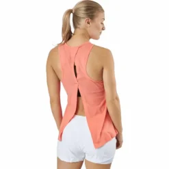 Tank Padel Cotton Women Coral