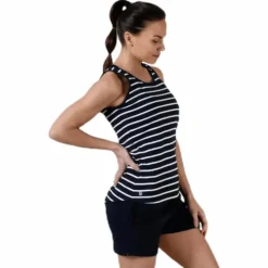 Taranto Tank Top Blue/White