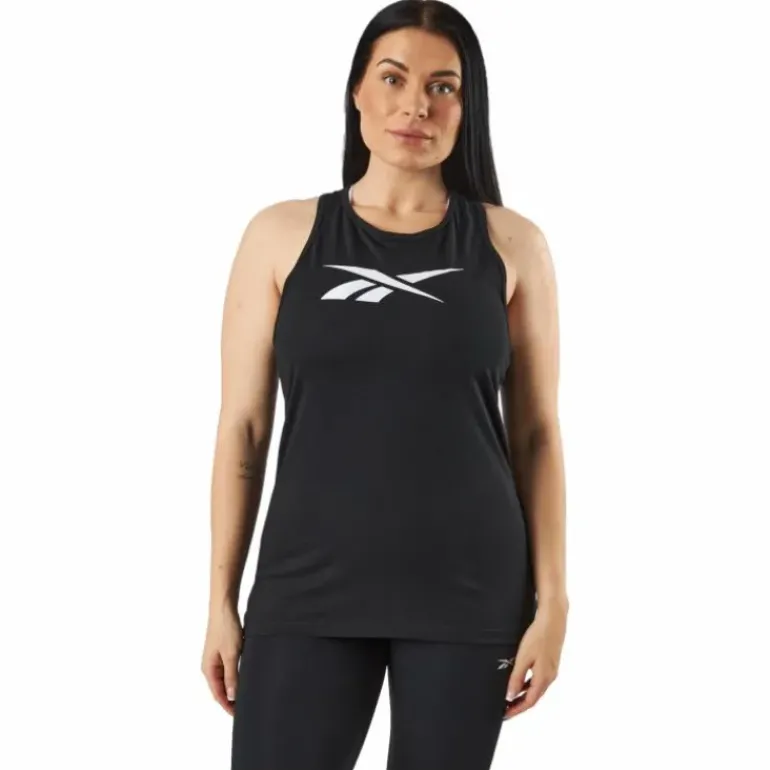 TE Graphic Vector Tank Black