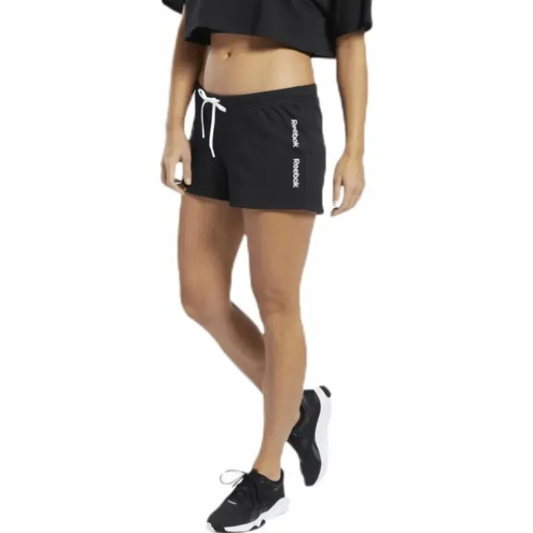 Te Linear Logo Short Black