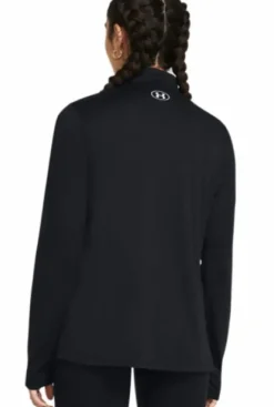 Tech 1/2 Zip- Solid Black