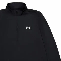 Tech 1/2 Zip- Solid Black