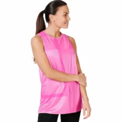 Tech Pack Knit Muscle Tank Pink