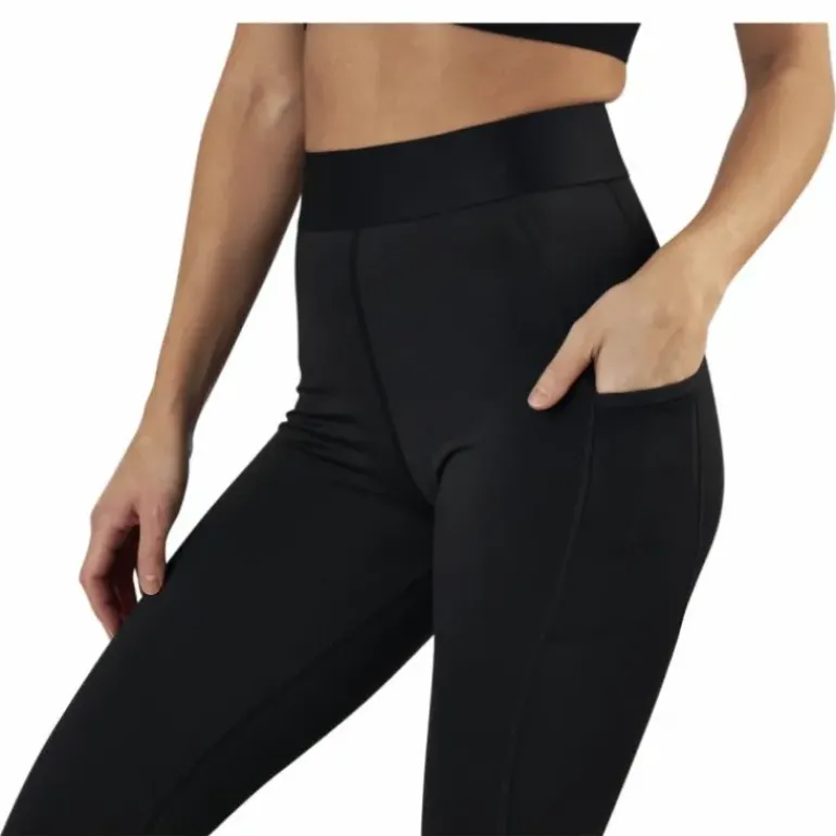 Techfit Adi Life Mid Rise Long Bos Tight Black / Black / White