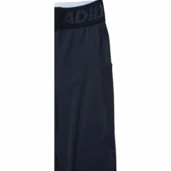 Techfit Long Branded Elastic Tight Black / White