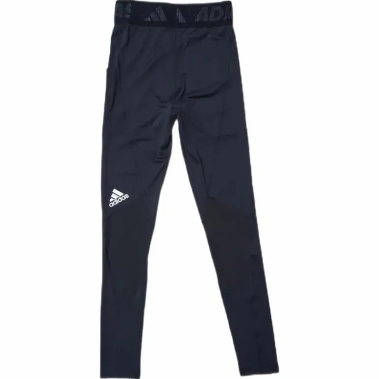 Techfit Long Branded Elastic Tight Black / White