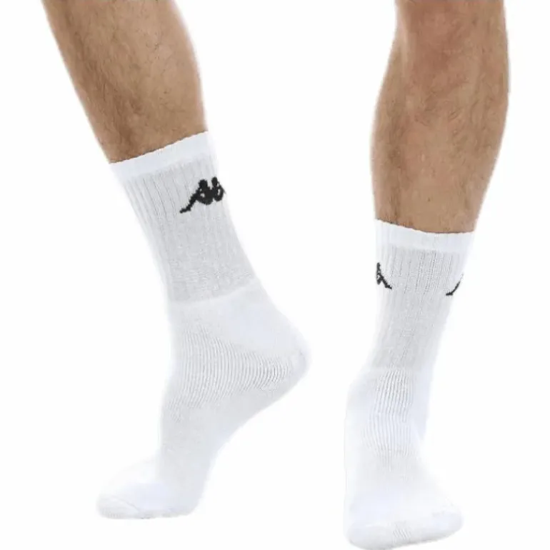 Tennis Trisper Socks 3pk White/Black
