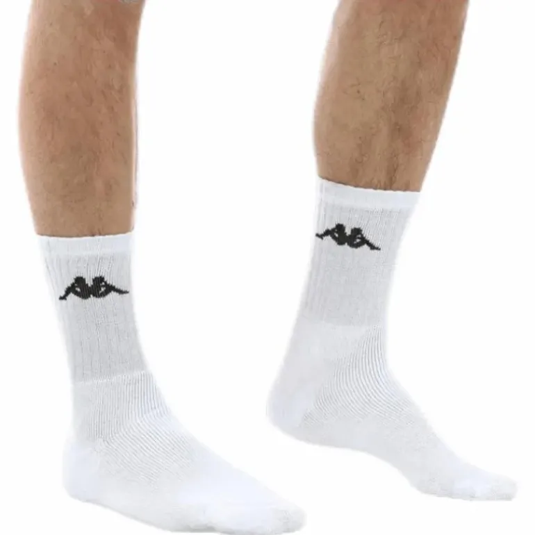 Tennis Trisper Socks 3pk White/Black