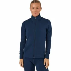 Textured Full-Zip Jacket Collegiate Navy