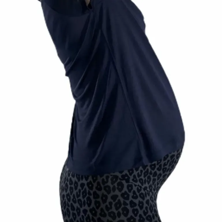 The-Shirt V-Neck Blue