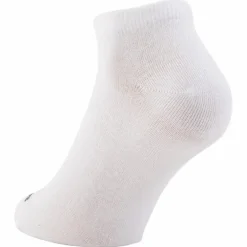 Thin Linear Low-Cut Socks 3 Pairs White / Black