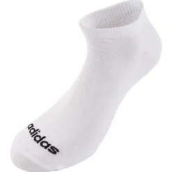 Thin Linear Low-Cut Socks 3 Pairs White / Black