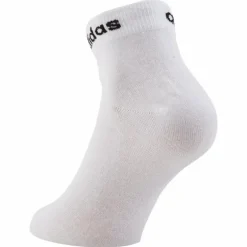 Think Linear Ankle Socks 3 Pairs White / Black