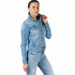 Tia Life Dnm Jacket Bb Lb Blue