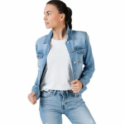 Tia Life Dnm Jacket Bb Lb Blue