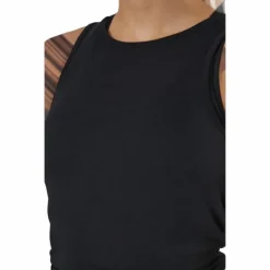 Tie Back Tank Black