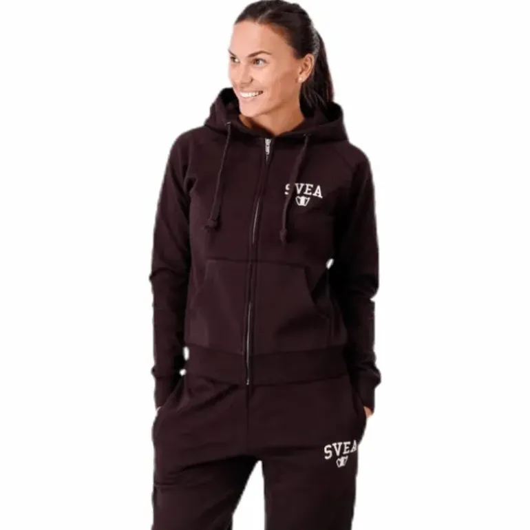 Tone Zip Hood Red