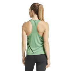 Train Essentials Minimal Branding Racerback Tank Top Green