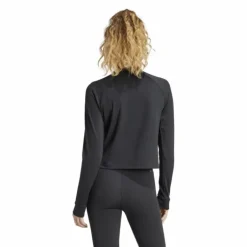 Train Essentials Minimal Branding 1/4-Zip Cover Up Black