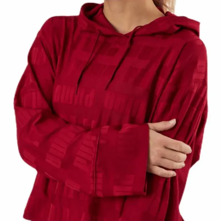 Train First Mile Mono Hoodie Red