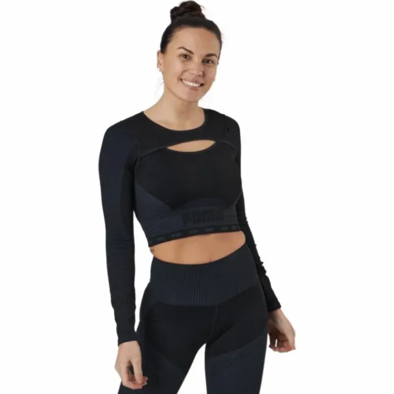 Train Formknit Seamless Long S Puma Black-asphalt