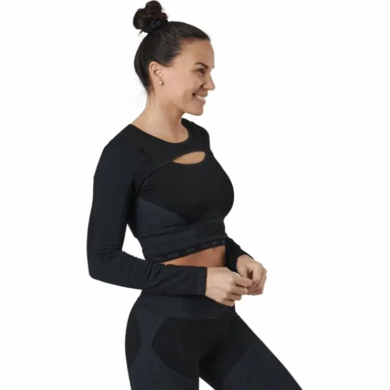 Train Formknit Seamless Long S Puma Black-asphalt