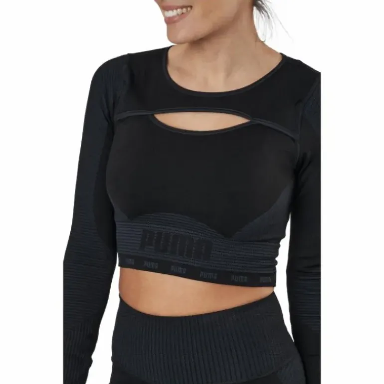 Train Formknit Seamless Long S Puma Black-asphalt