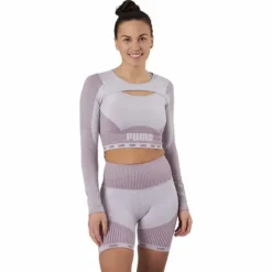 Train Formknit Seamless Long S Lavender Fog-grape Wine