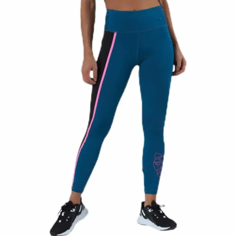 Train Shine High Rise 7/8 Tight Blue