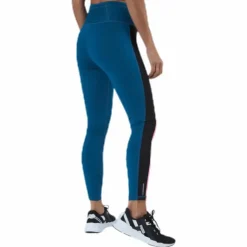 Train Shine High Rise 7/8 Tight Blue