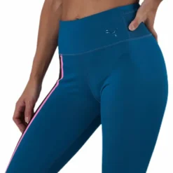 Train Shine High Rise 7/8 Tight Blue