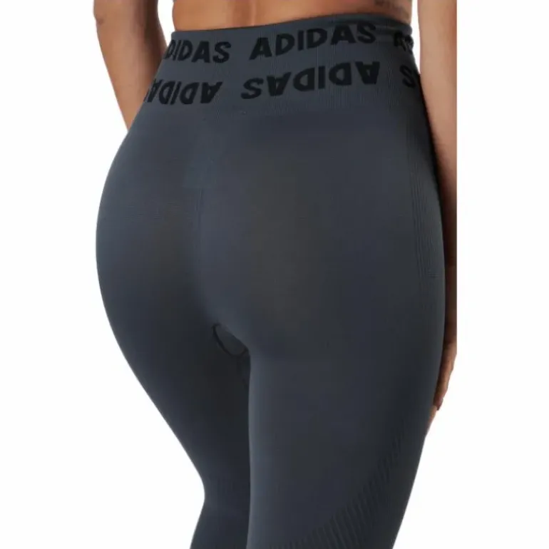 Training Branded Aeroknit 7/8 High Rise Tight Dgh Solid Grey