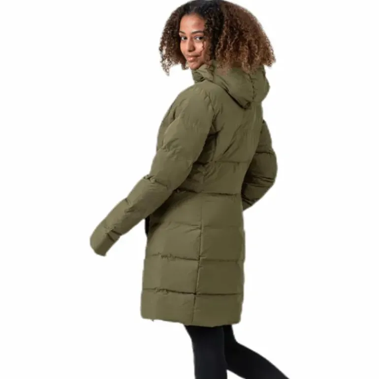 Transit Insulation Longline Jacket Green