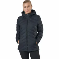 Transition Down Hoodie W Black