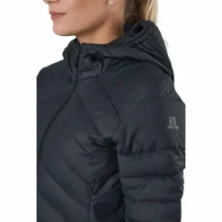 Transition Down Hoodie W Black