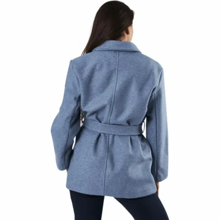Trillion Belt Coatigan Pnt Blue