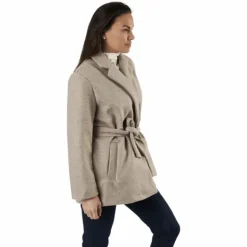 Trillion Belt Coatigan Pnt Beige